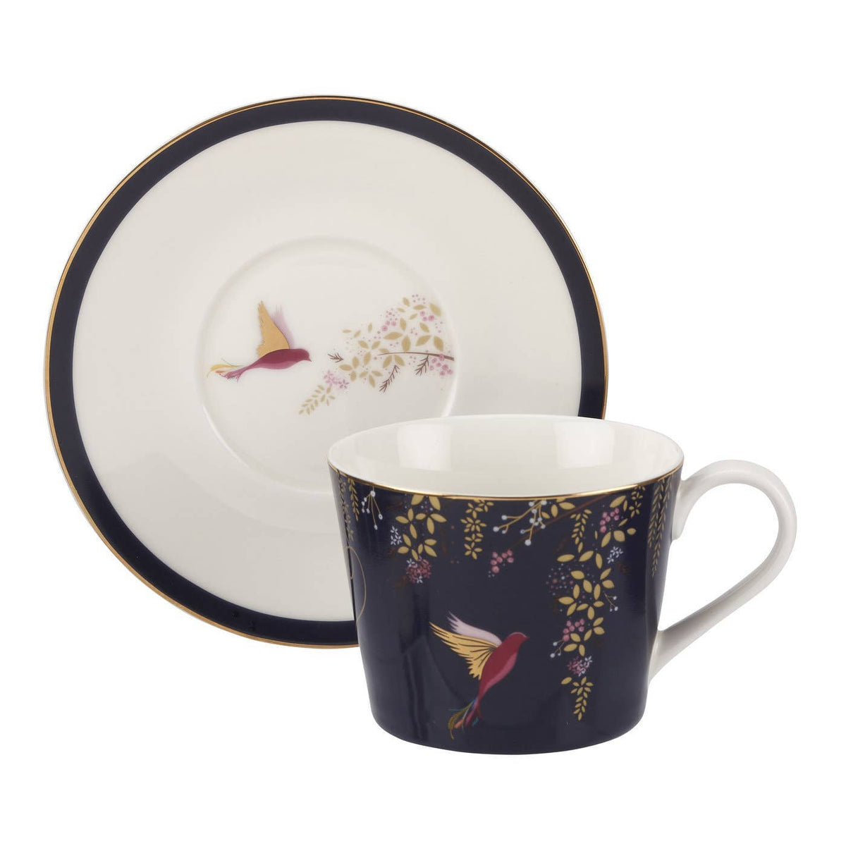Chelsea Collection Tea Cup & Saucer - Navy