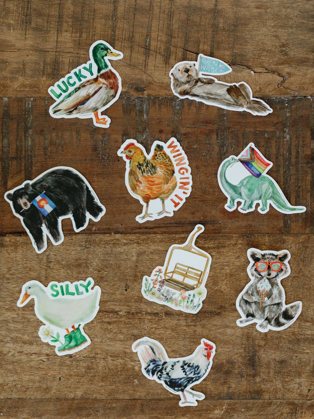 Lucky Duck Sticker
