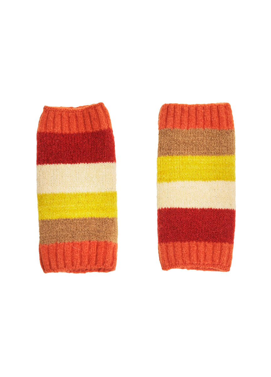 Ladies Lilia Wrist Warmers - Sunset Mix