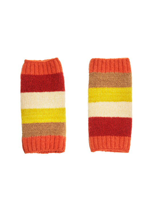 Ladies Lilia Wrist Warmers - Sunset Mix