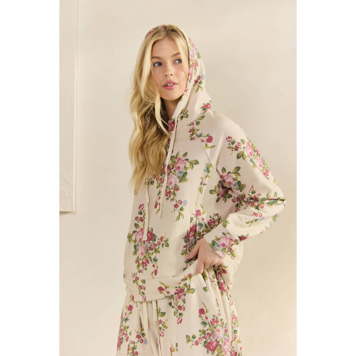 Vintage Rose Garden Antique Hoodie