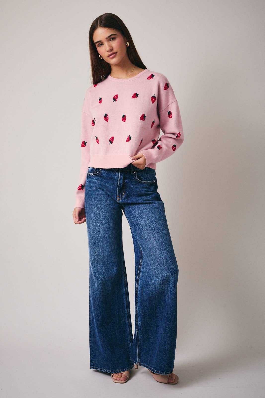 Berry Daling Knit Sweater