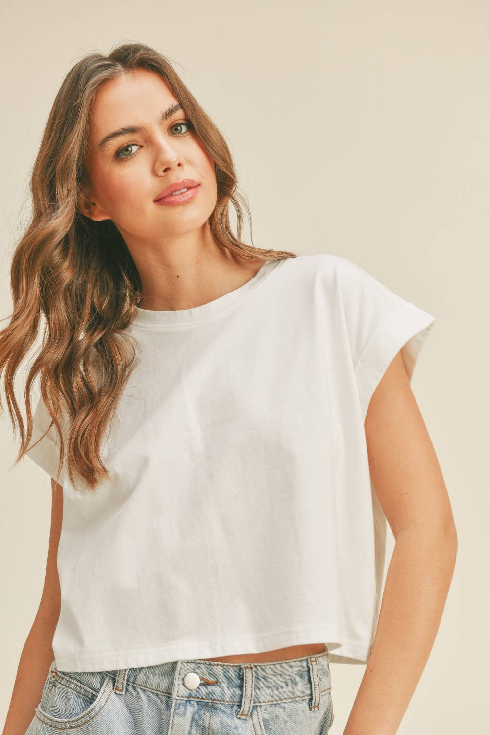 Boxy Cropped T-shirt