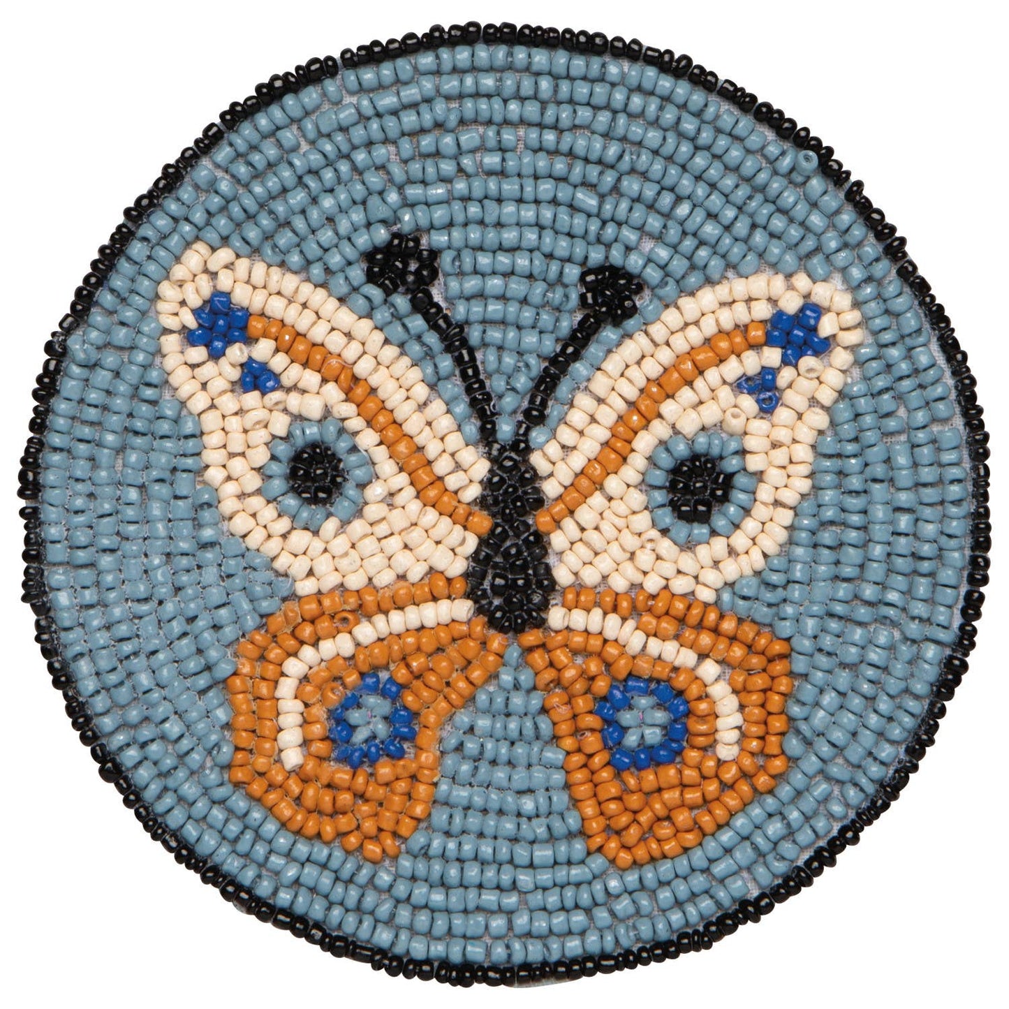 Butterfly Beaded Coasters Set of 4
