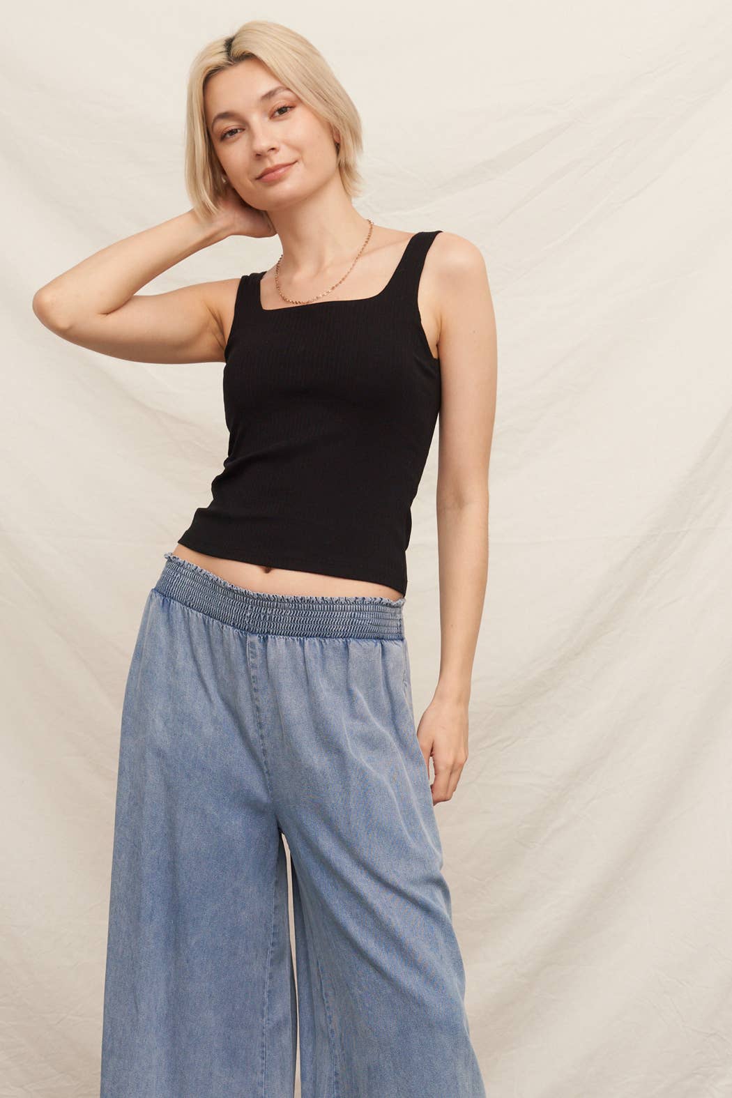 Square Neck Padded Top