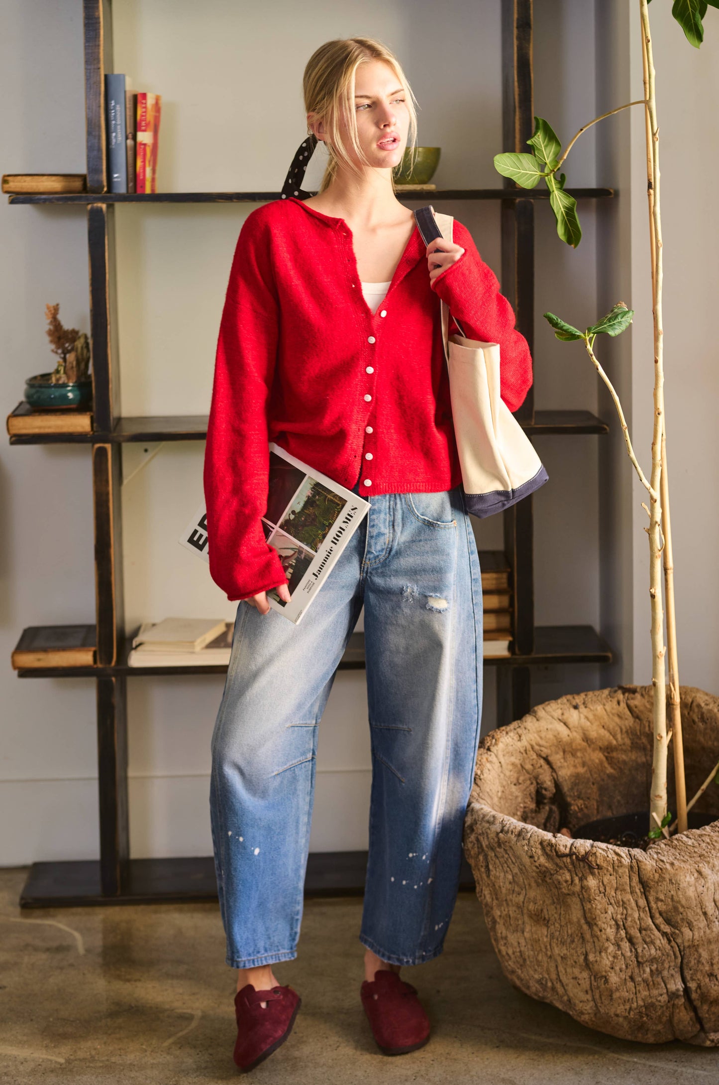 The Muse Button Down Cardigan -  Several color options
