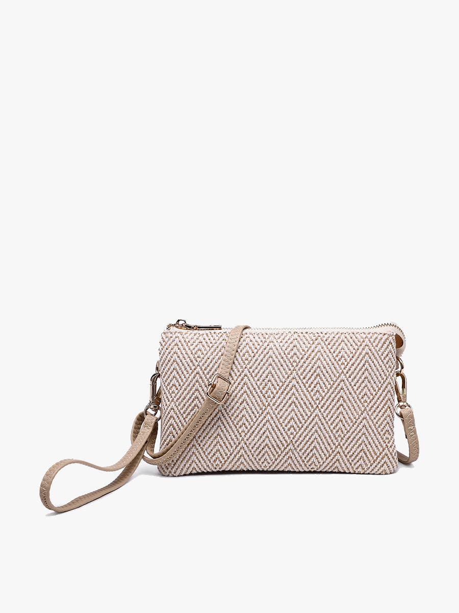 Riley Woven Arrowhead 3 Compartment Crossbody