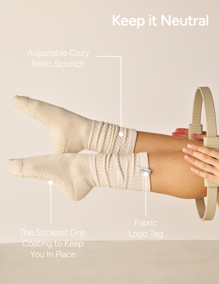 The Scrunch Grip Sock