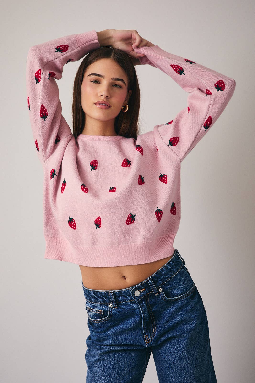Berry Daling Knit Sweater