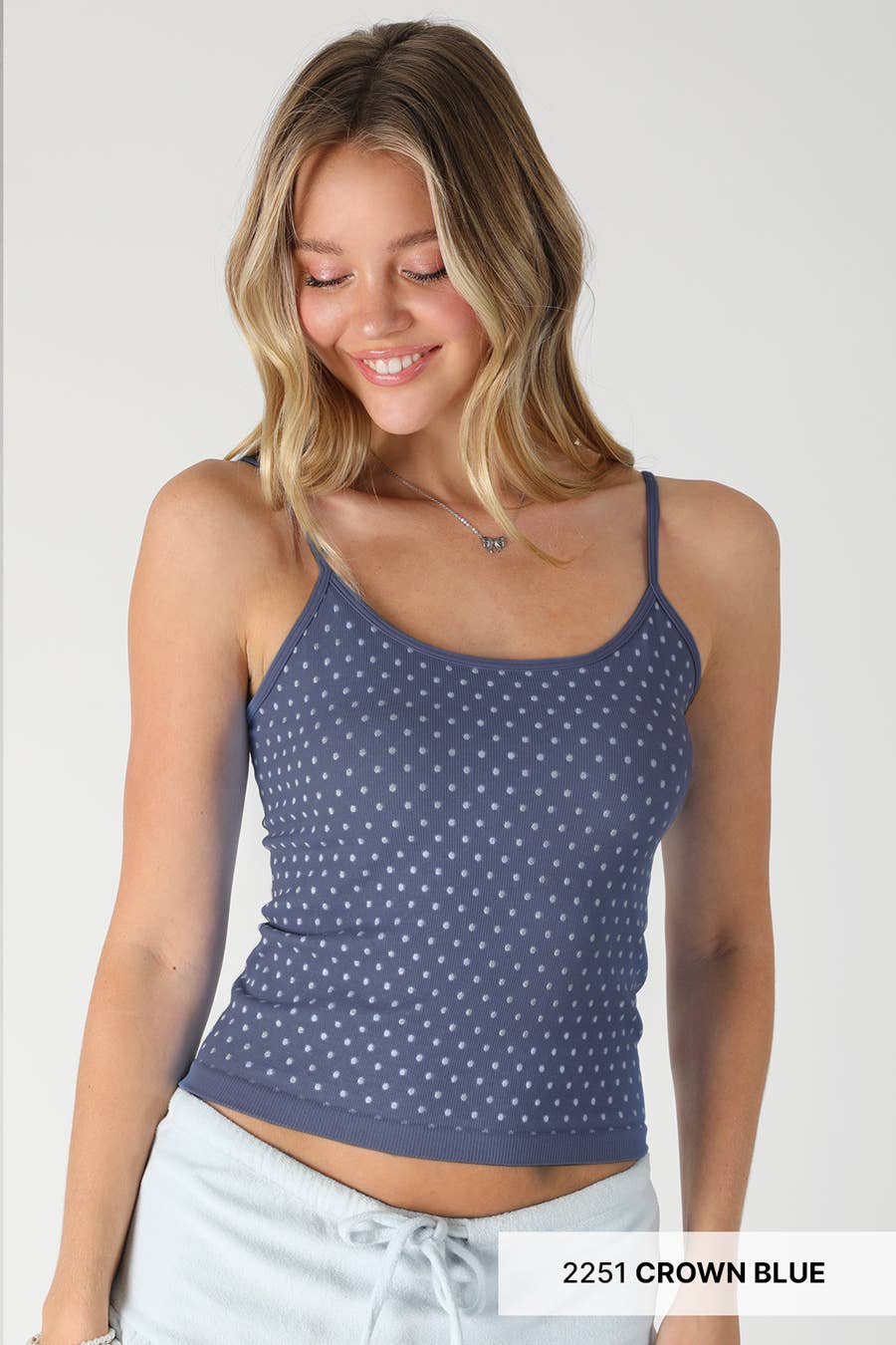 Polka Dot Strap Cami