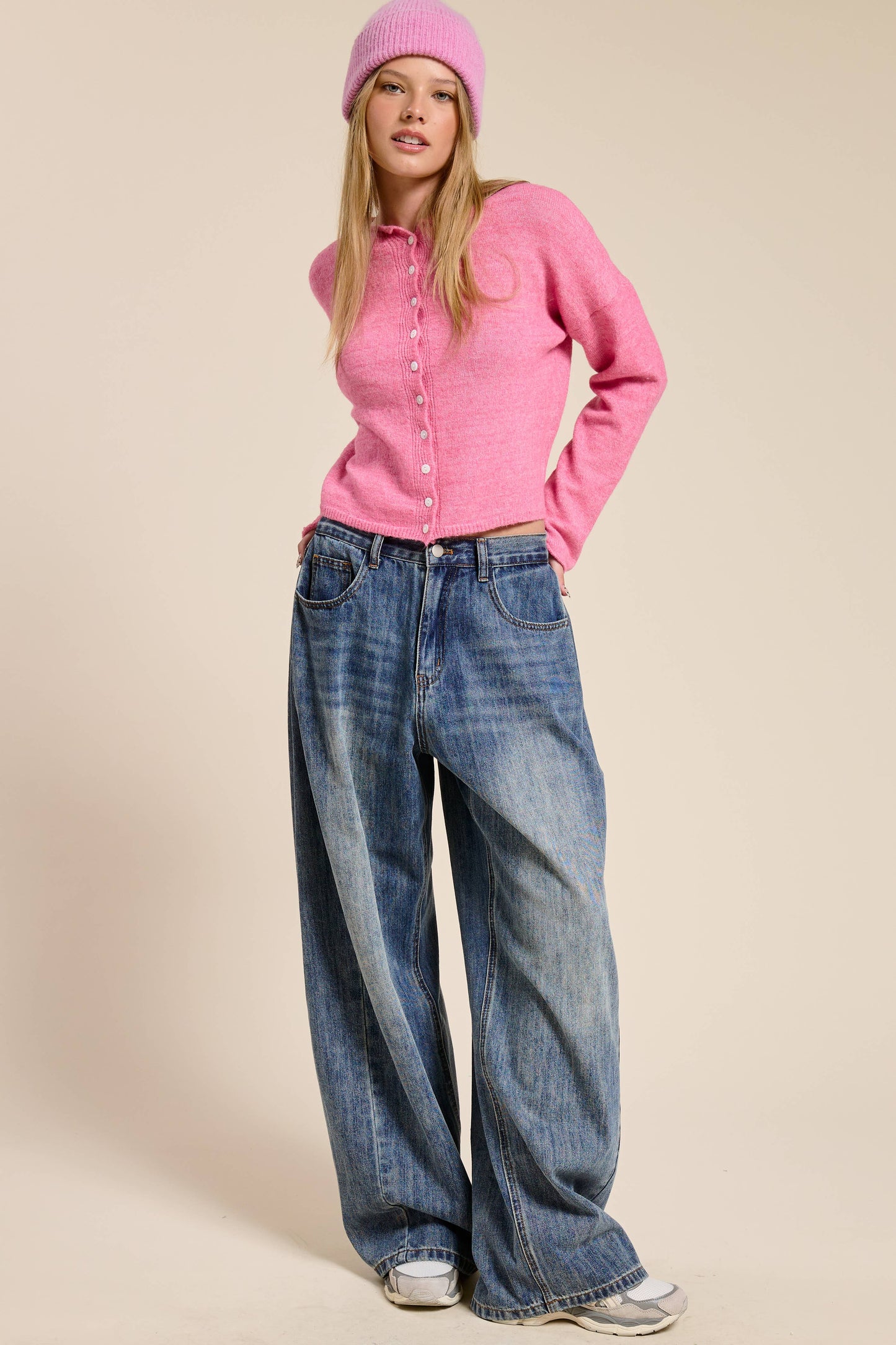 The Muse Button Down Cardigan -  Several color options