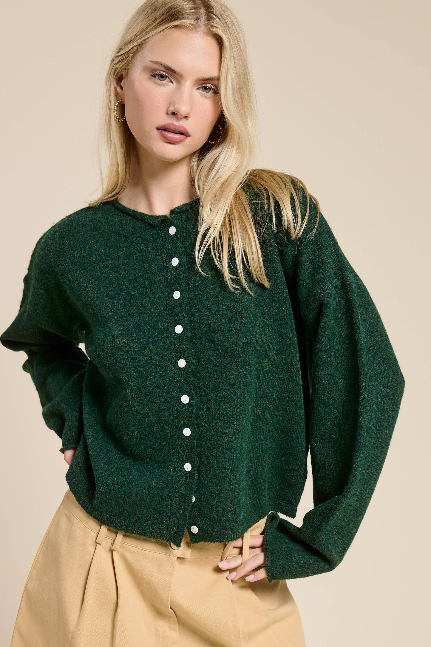 The Muse Button Down Cardigan -  Several color options