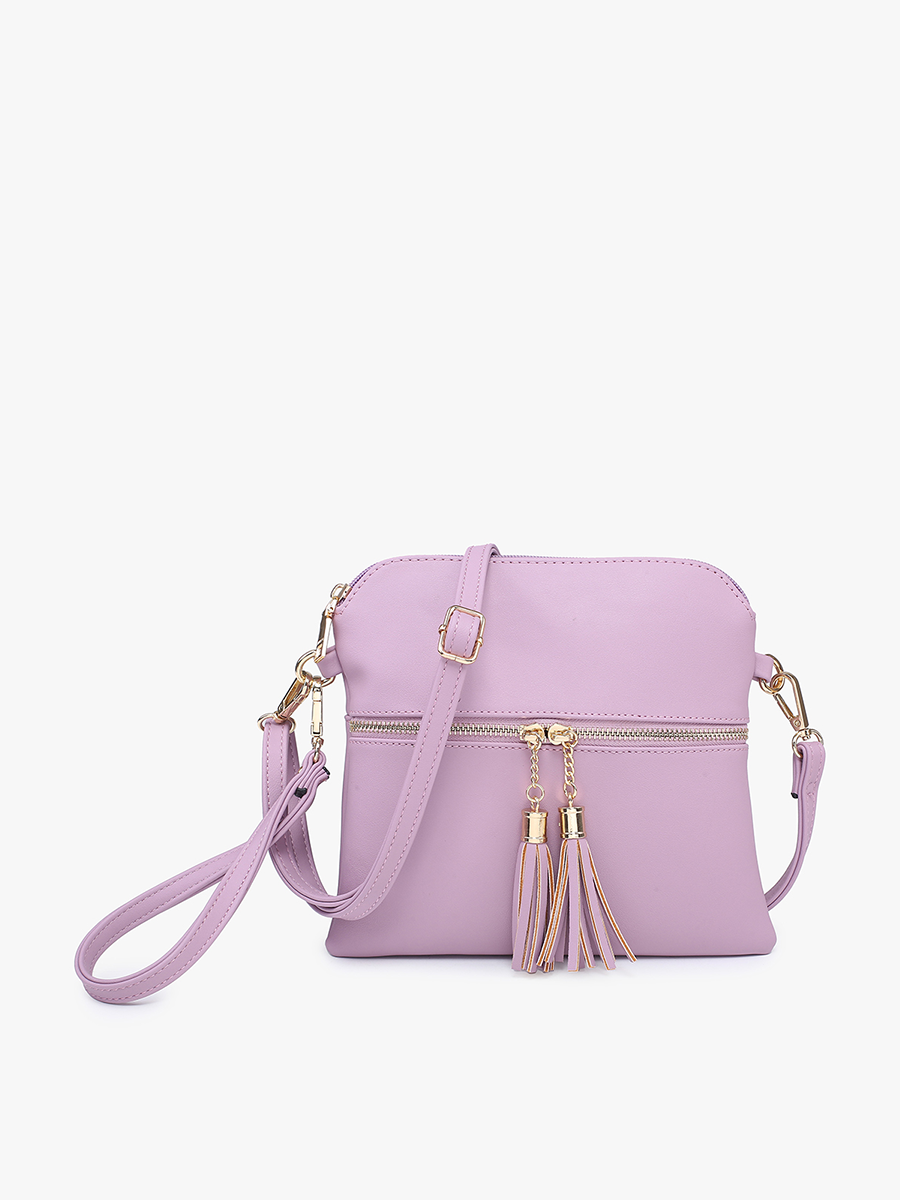 Tara Double Zip Crossbody/Wristlet - 2 color options