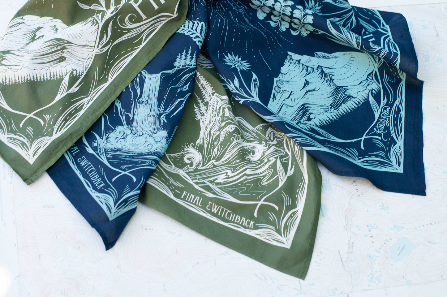 PNW Premium Discharge Cotton Bandana