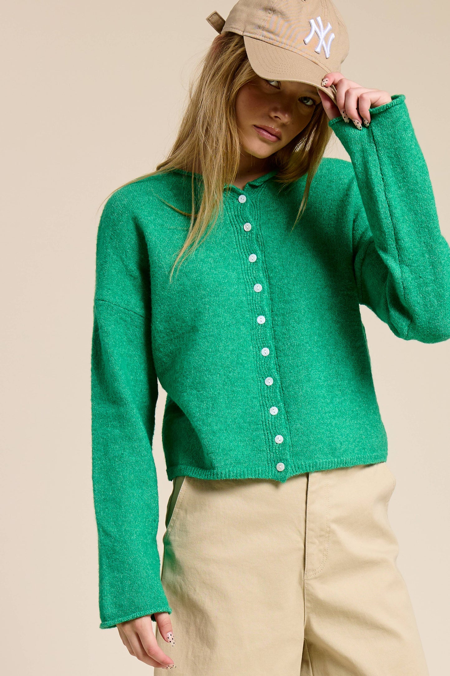 The Muse Button Down Cardigan -  Several color options