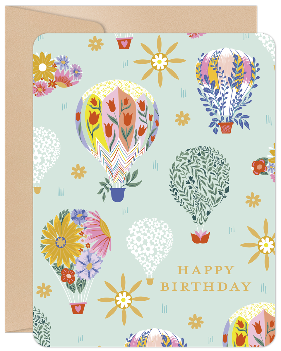 Sky's The Limit Birthday Card