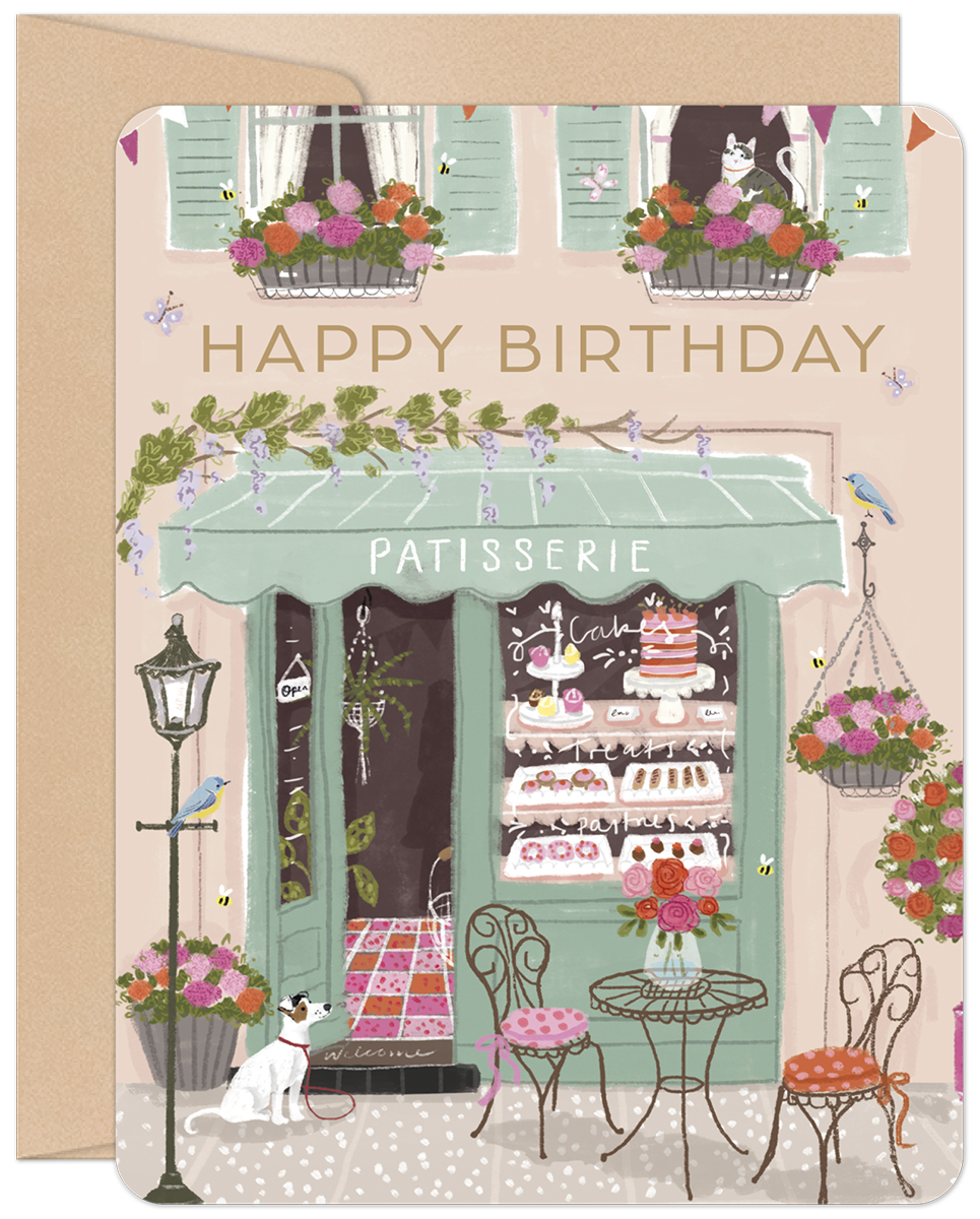 Patisserie Birthday Card