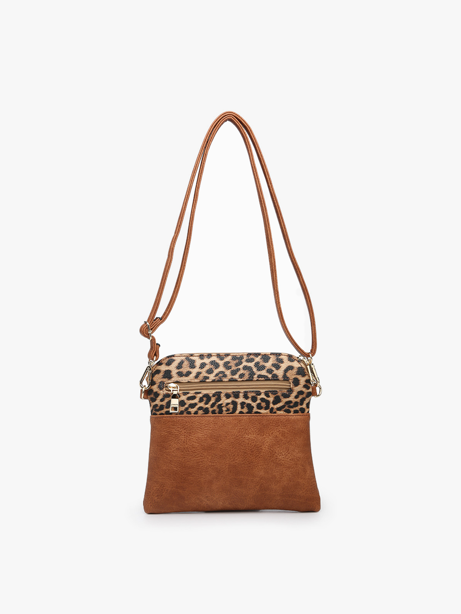 Tara Double Zip Crossbody/Wristlet - 2 color options