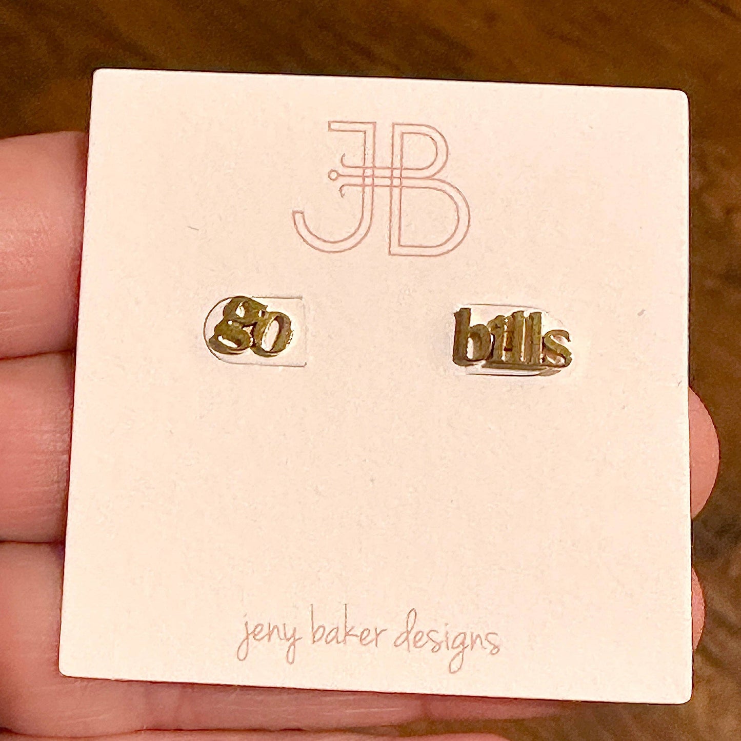 GO BILLS! Stud earrings