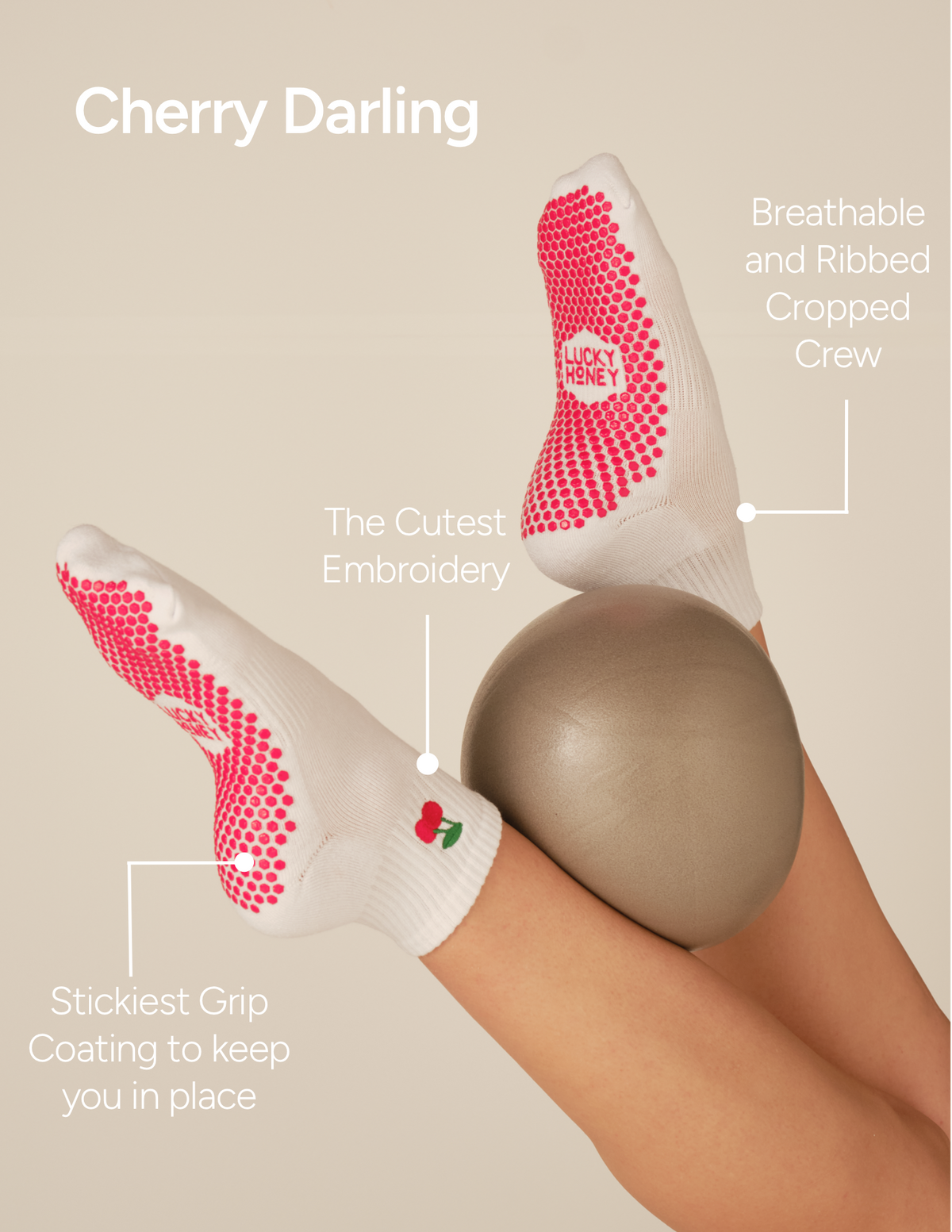 The Harlow Grip Sock