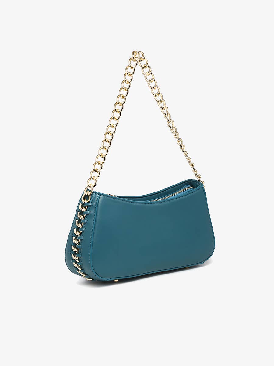 Juneau Chain Stitched Shoulder Bag