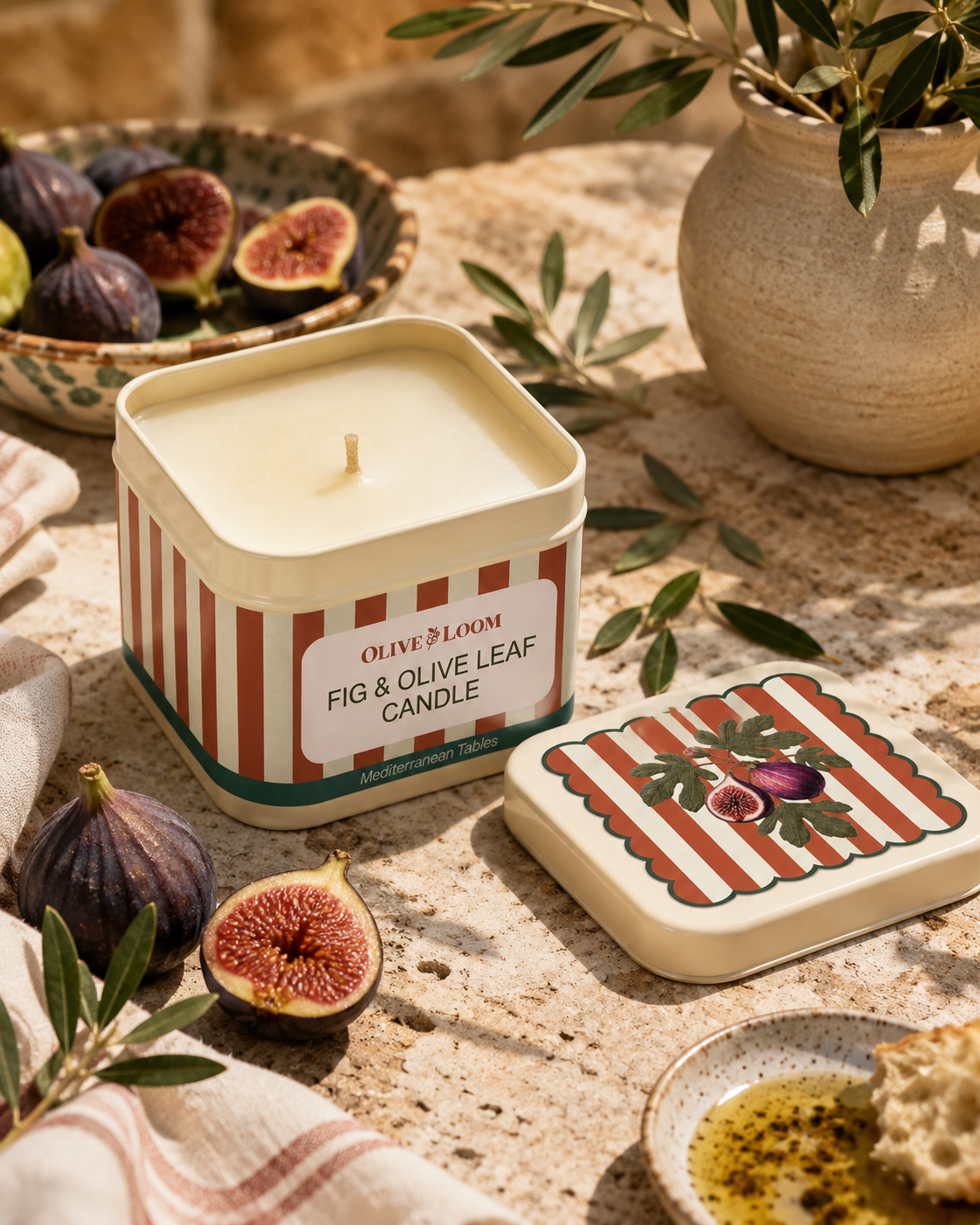 Fig & Olive Leaf Candle