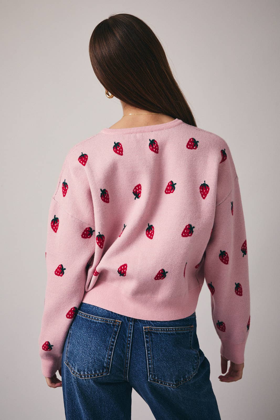 Berry Daling Knit Sweater