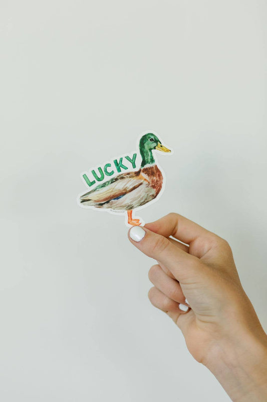 Lucky Duck Sticker