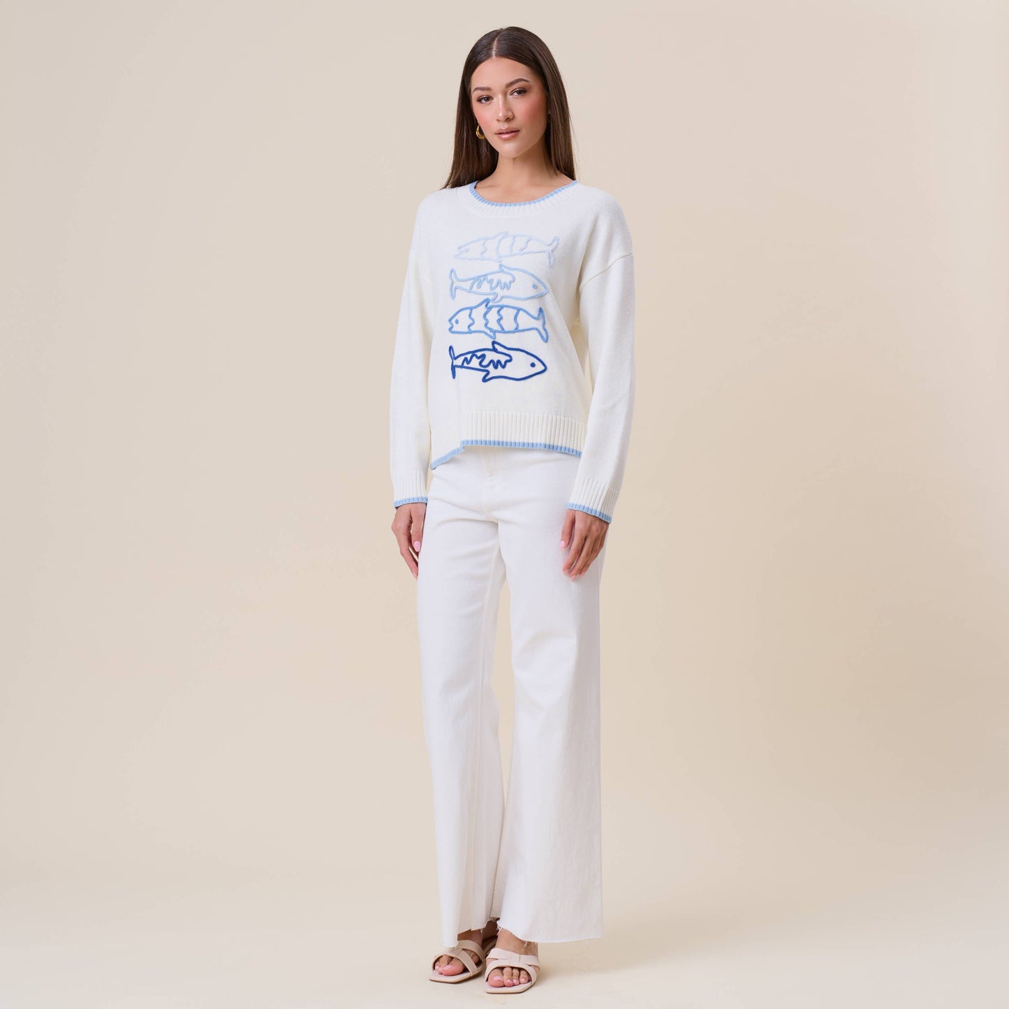 Sardine embroidered sweater