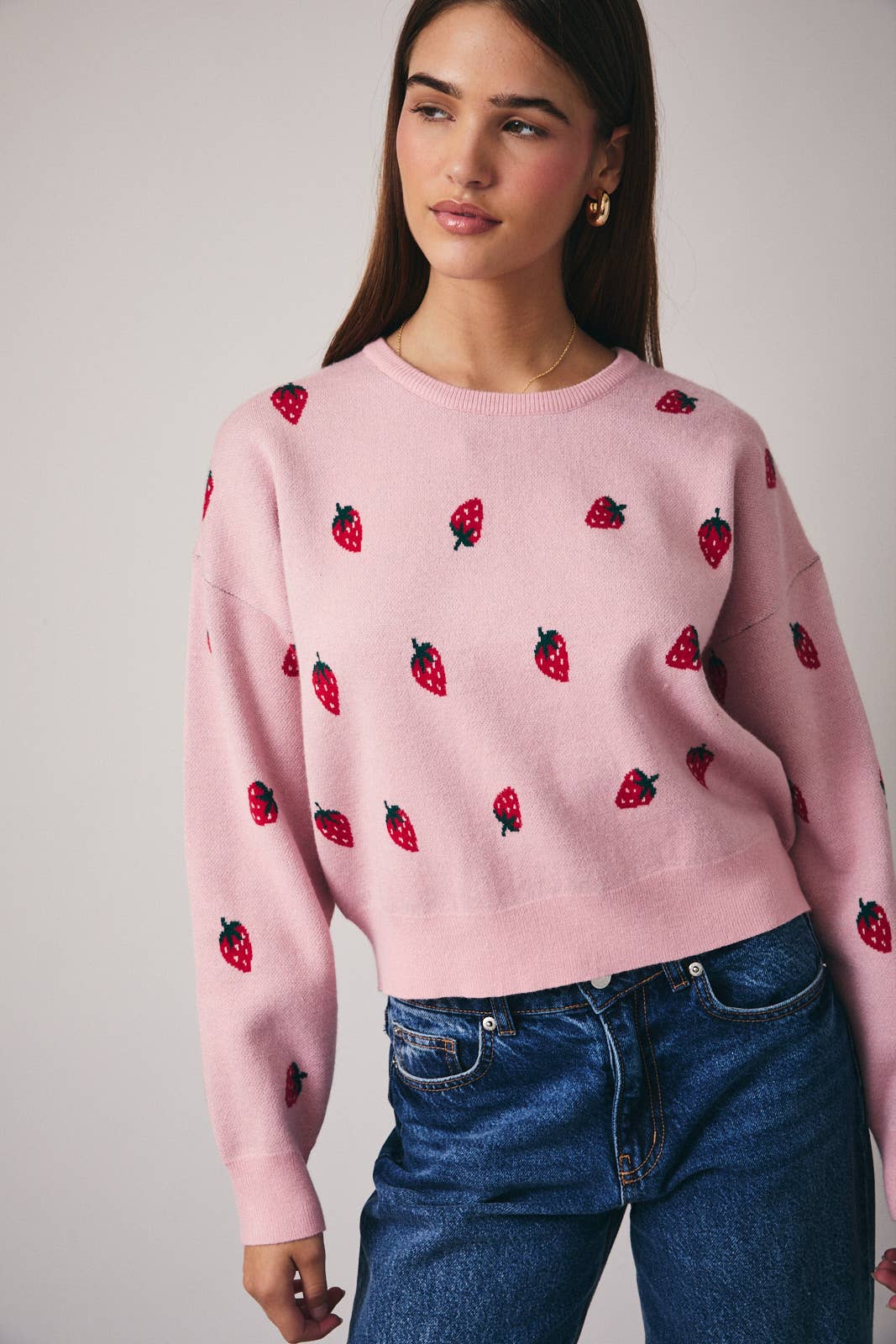 Berry Daling Knit Sweater