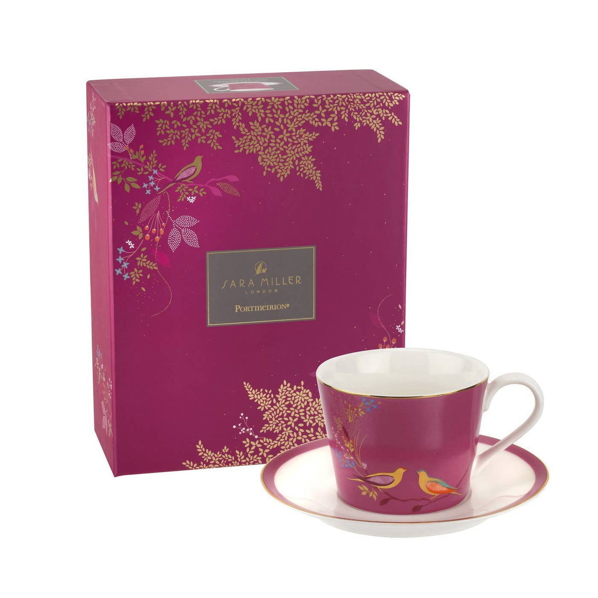 Chelsea Collection Tea Cup & Saucer - Pink