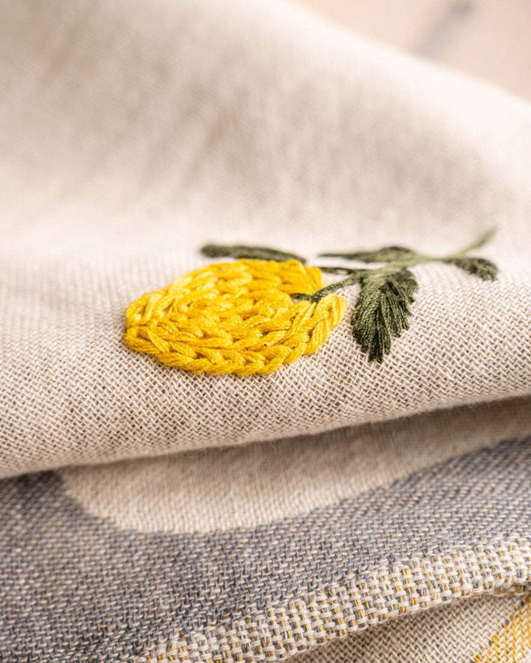 Lemon - Hand Stitched Turkish Cotton Kitchen Towel