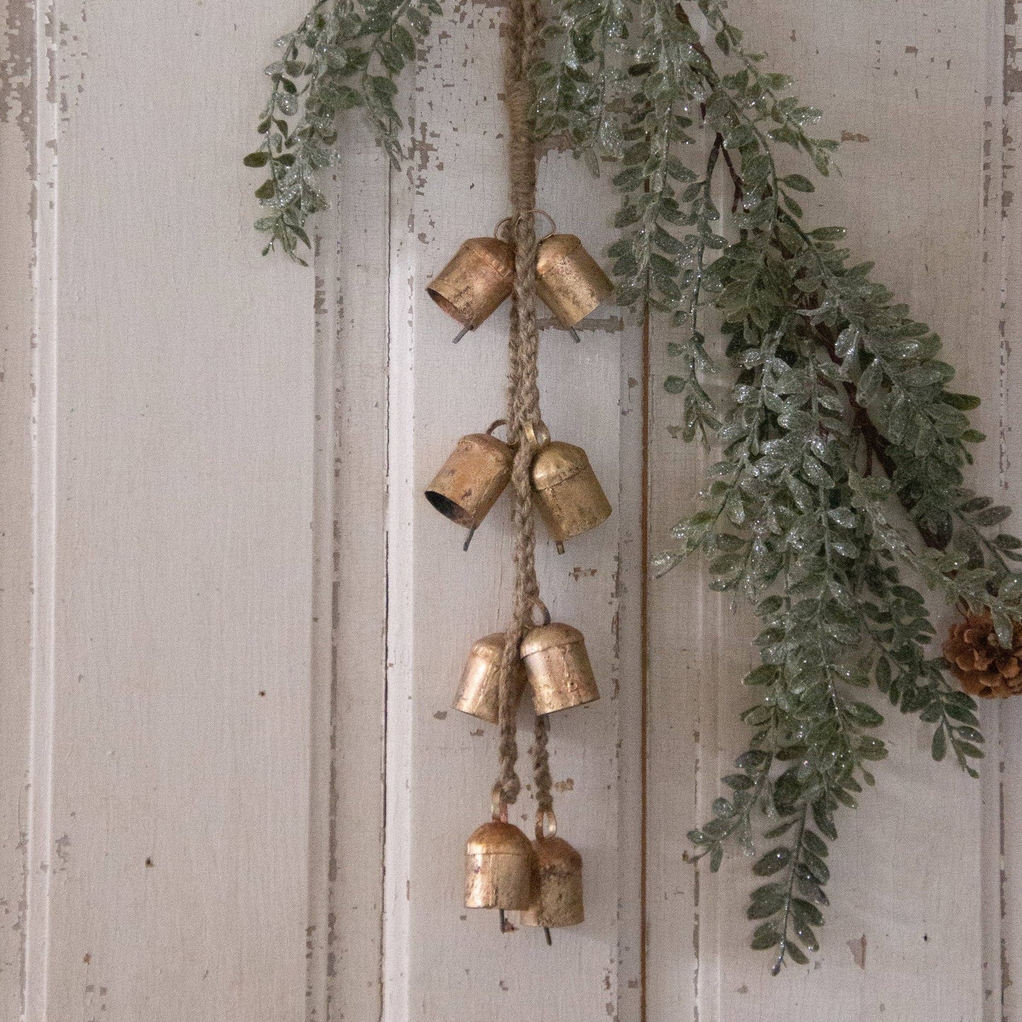 Mini Vintage Hanging Brass Bells