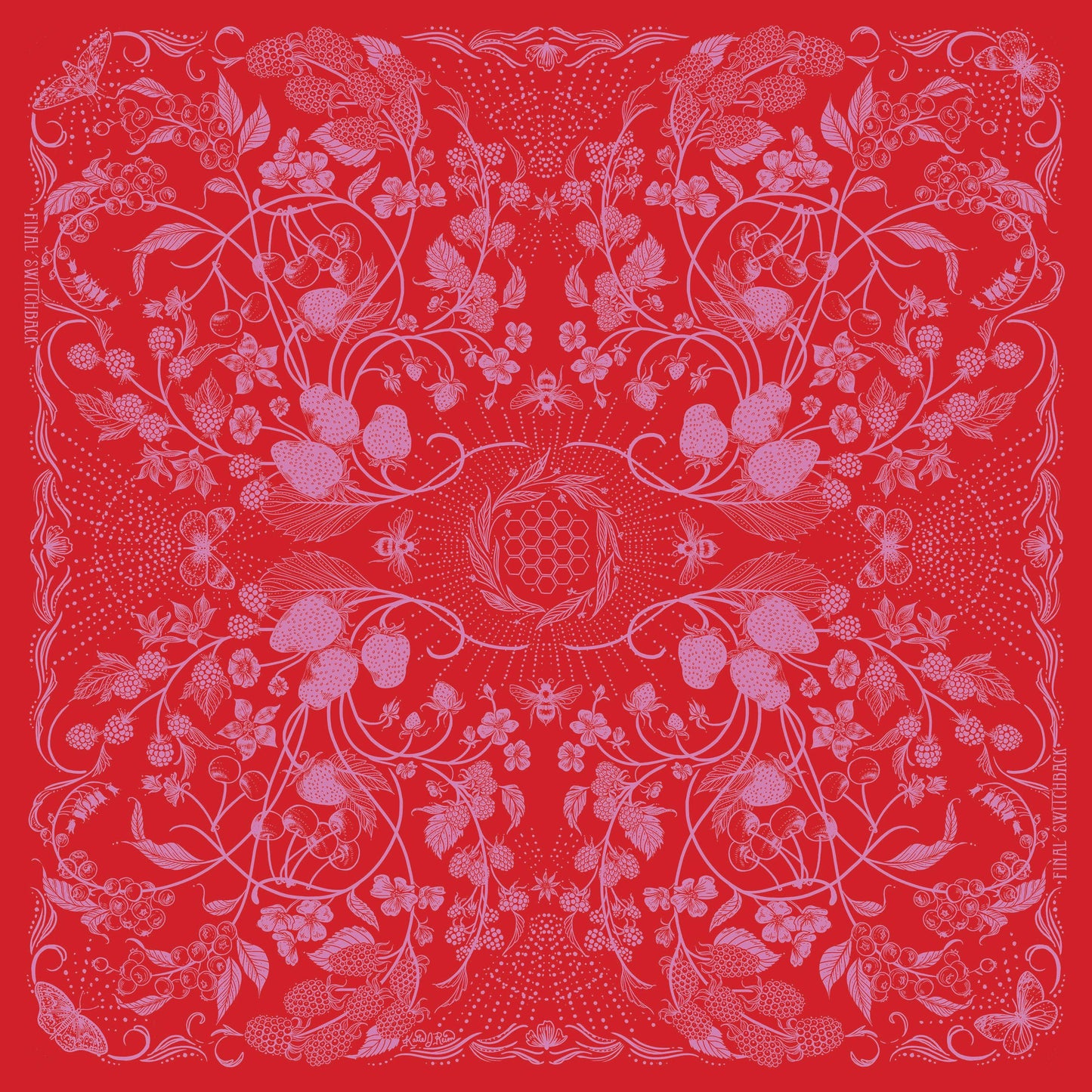 Wildberry Premium Discharge Cotton Bandana