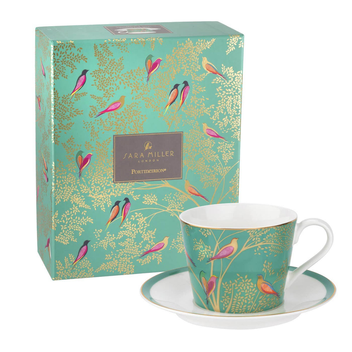 Chelsea Collection Tea Cup & Saucer - Green