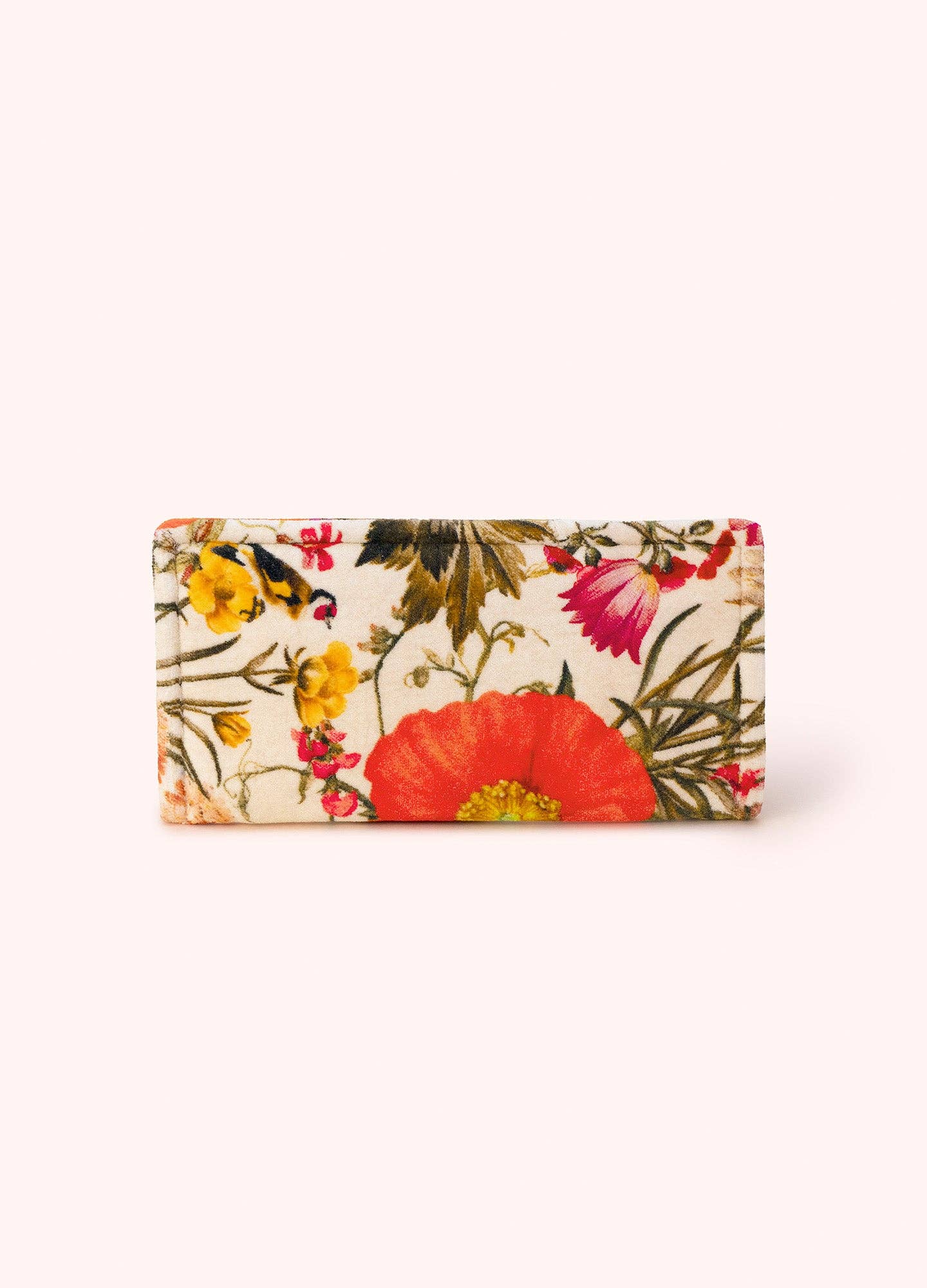 Velvet Sunglasses Pouch - Fine Flora, Cream