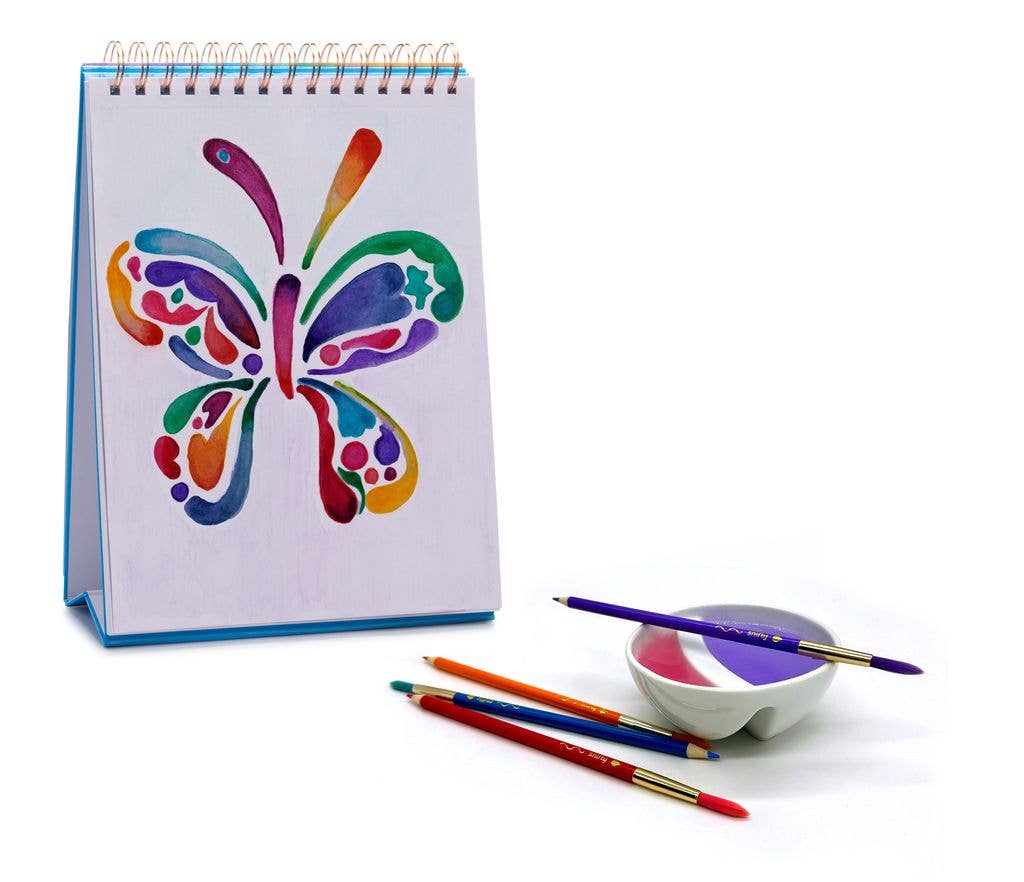 Watercolor Pencil & Paintbrush in ONE - JEWEL TONES