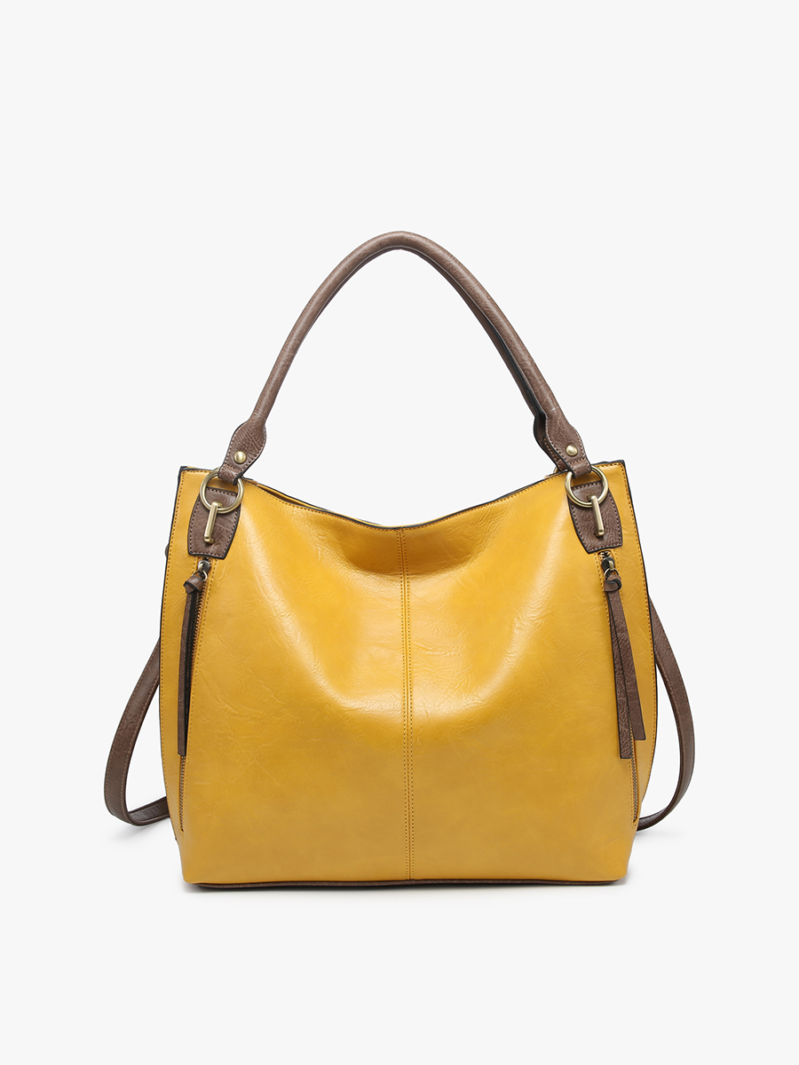 Connar Distressed Side Pocket Tote Bag