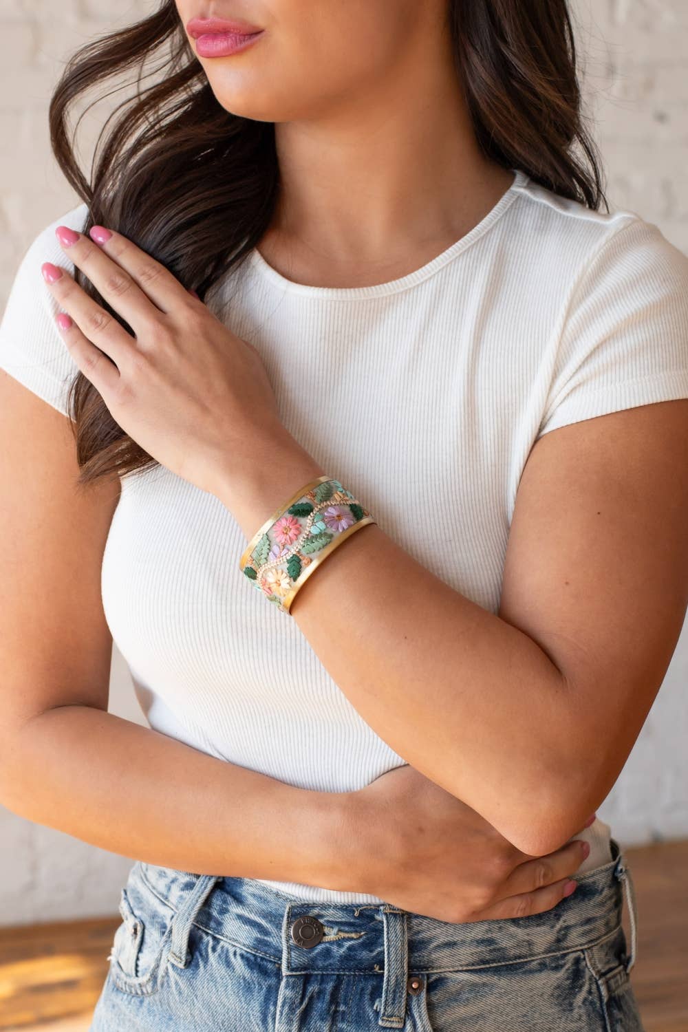 Wildflower Bloom Cuff Bracelet